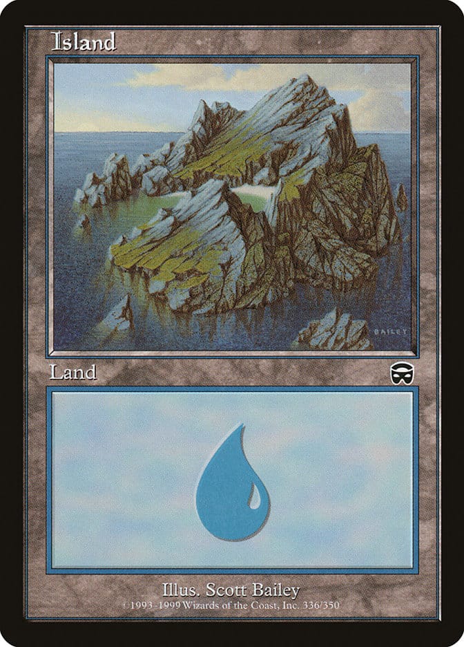 Island (336) [Mercadian Masques] Magic: The Gathering