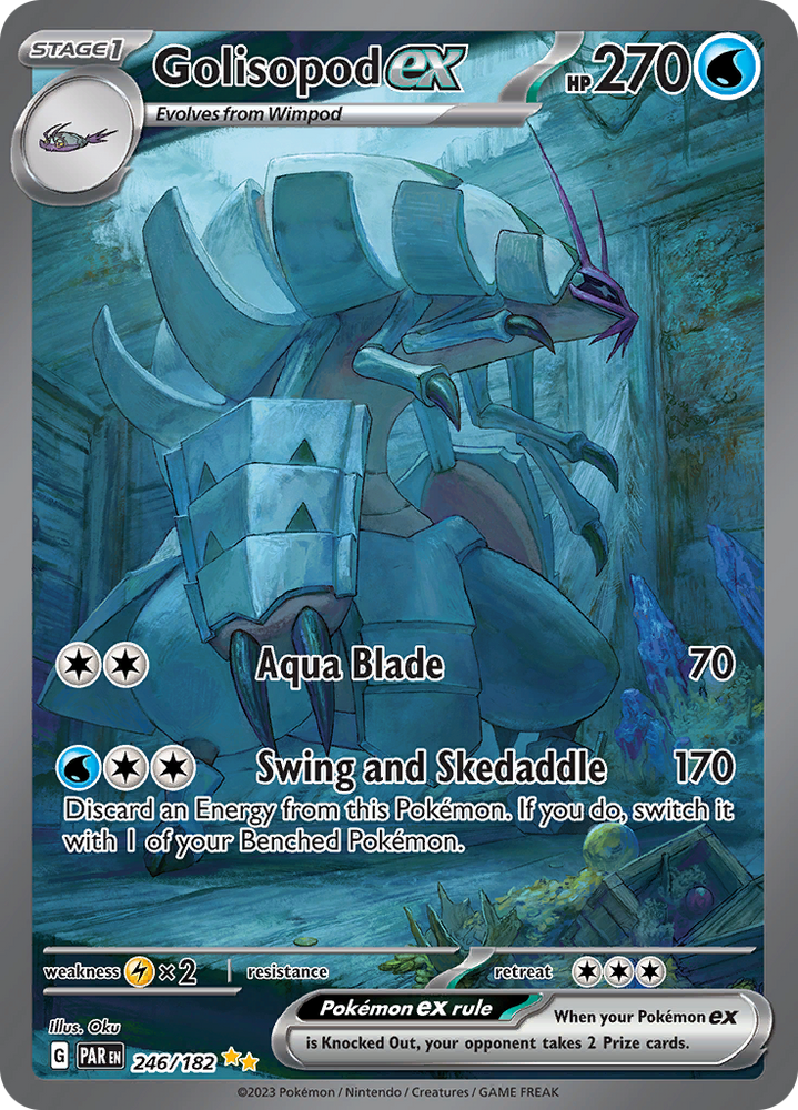 Golisopod ex (246/182) [Scarlet & Violet: Paradox Rift] Pokémon