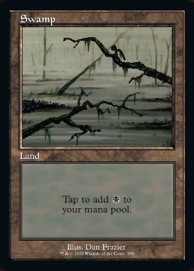 Swamp (Retro) (588) [30th Anniversary Edition] Magic: The Gathering