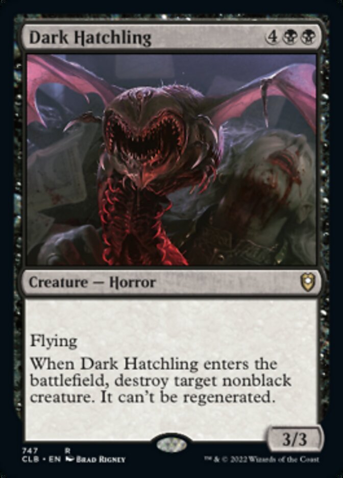 Dark Hatchling [Commander Legends: Battle for Baldur's Gate] Magic: The Gathering