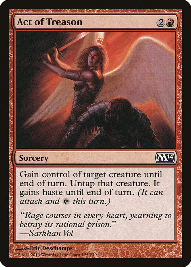 Act of Treason [Magic 2014] Magic: The Gathering