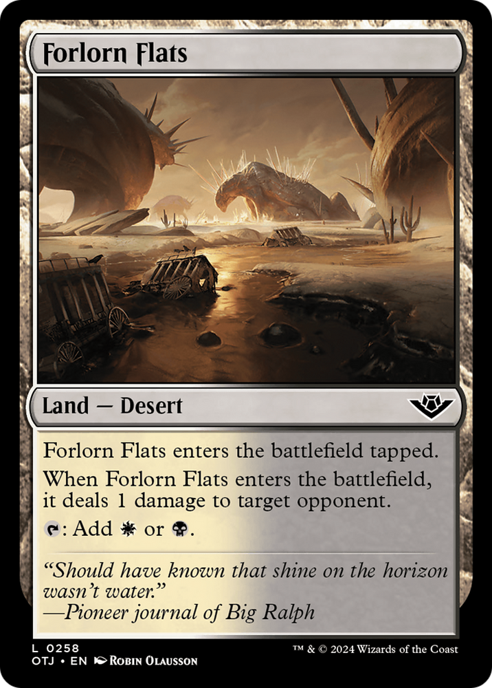 Forlorn Flats [Outlaws of Thunder Junction] Magic: The Gathering