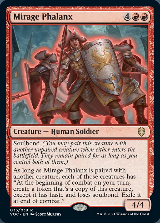 Mirage Phalanx [Innistrad: Crimson Vow Commander] Magic: The Gathering
