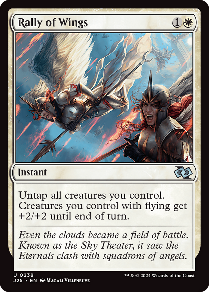 Rally of Wings [Foundations Jumpstart] Magic: The Gathering