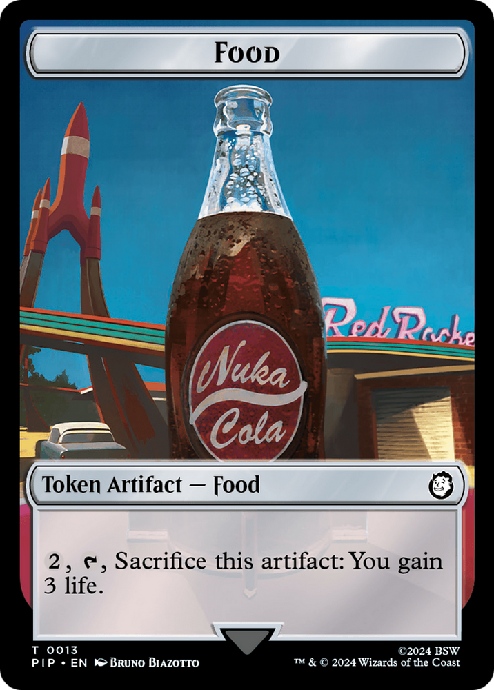 Settlement // Food (013) Double-Sided Token [Fallout Tokens] Magic: The Gathering