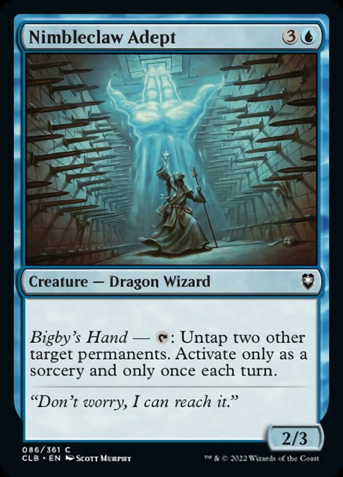 Nimbleclaw Adept [Commander Legends: Battle for Baldur's Gate] Magic: The Gathering