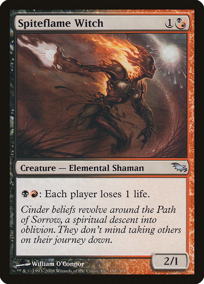 Spiteflame Witch [Shadowmoor] Magic: The Gathering