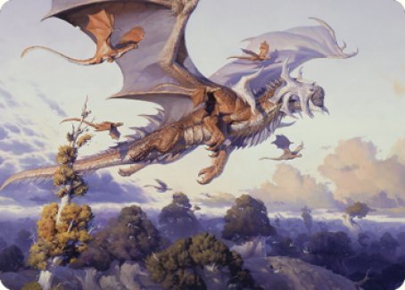 Rith, Liberated Primeval Art Card [Dominaria United Art Series] Magic: The Gathering