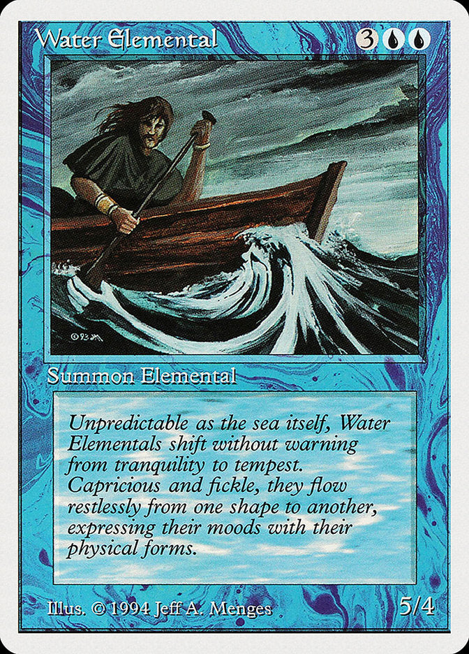 Water Elemental [Summer Magic / Edgar] Magic: The Gathering