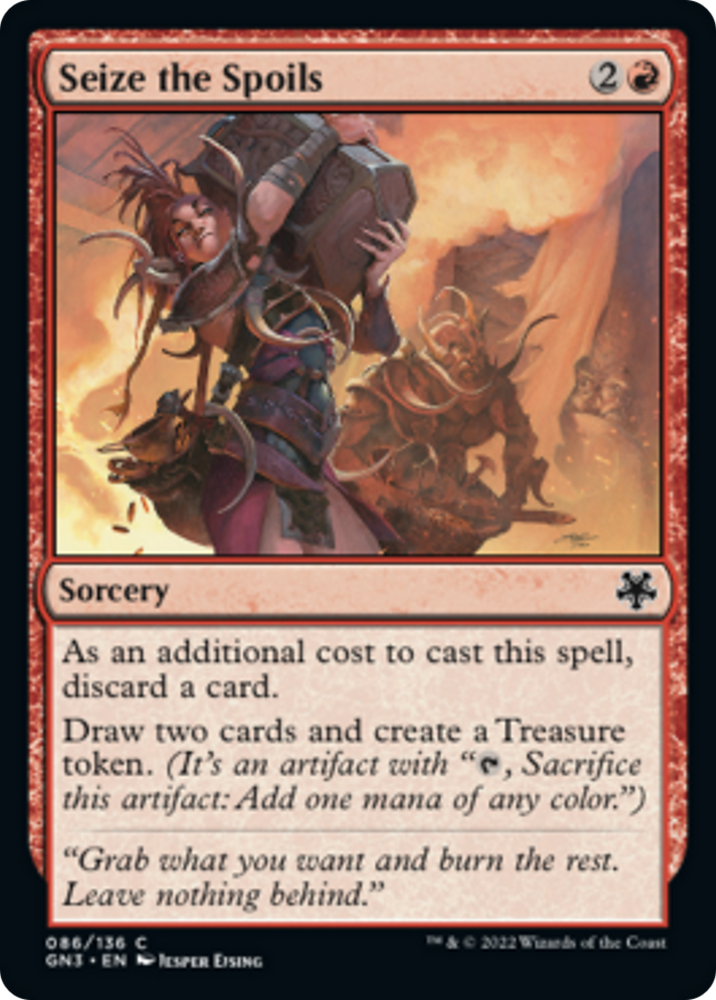 Seize the Spoils [Game Night: Free-for-All] Magic: The Gathering