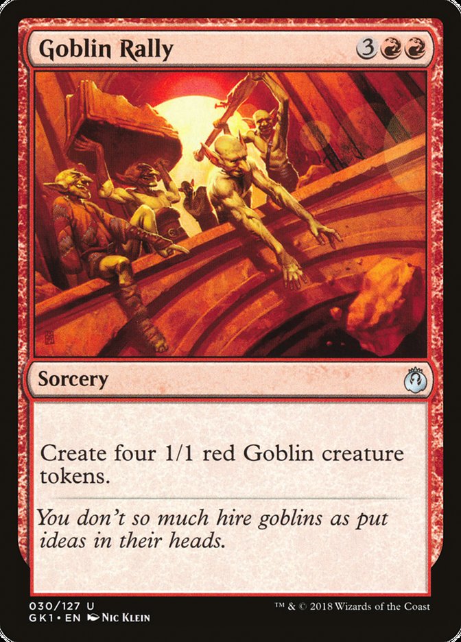 Goblin Rally [Guilds of Ravnica Guild Kit] Magic: The Gathering