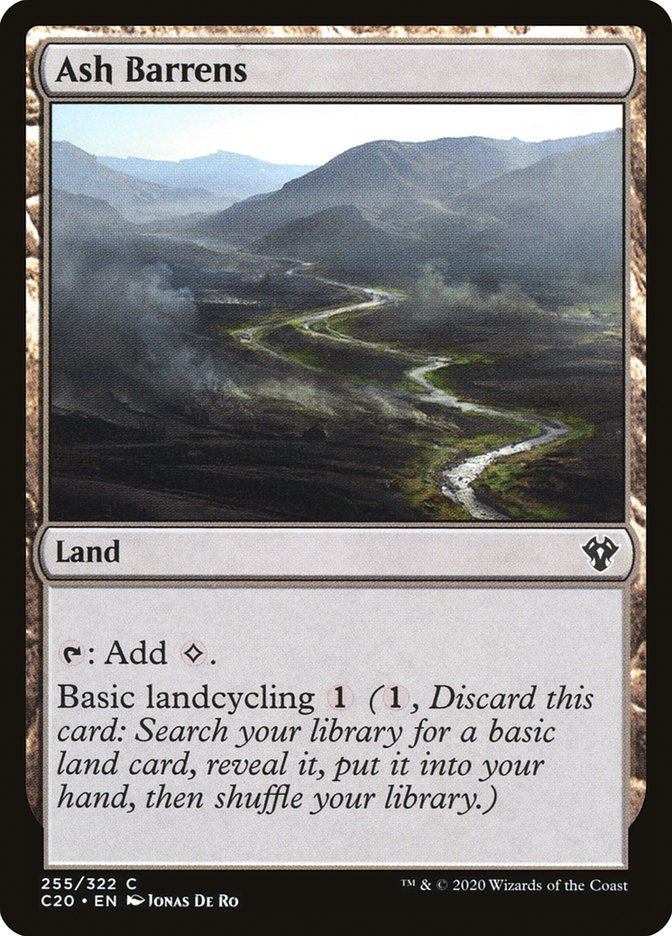 Ash Barrens [Commander 2020] Magic: The Gathering