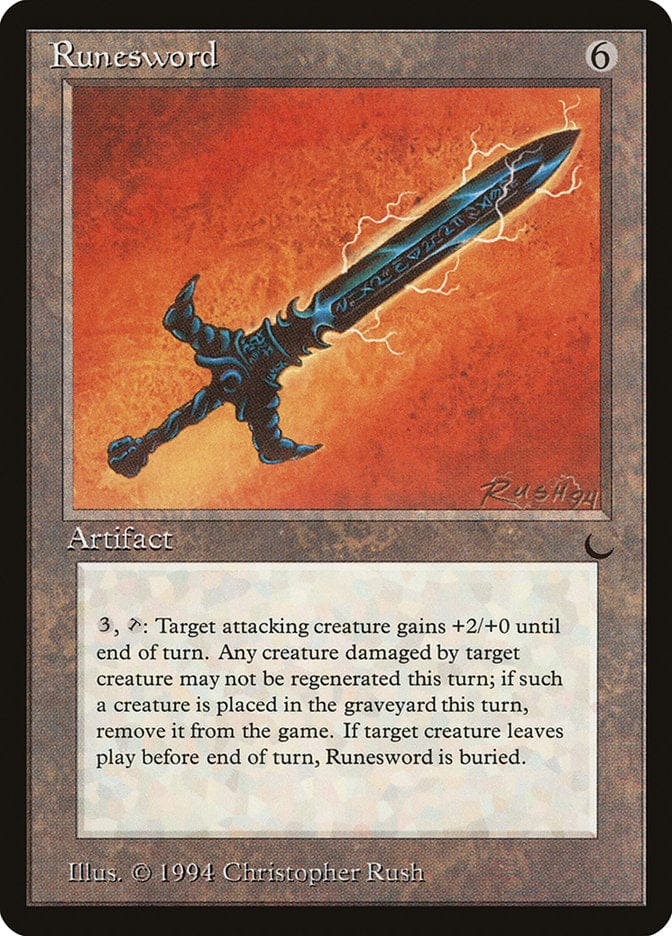 Runesword [The Dark] Magic: The Gathering