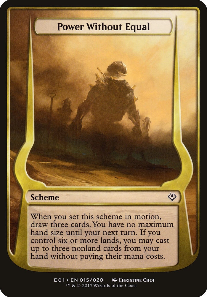 Power Without Equal (Schemes) [Archenemy: Nicol Bolas Schemes] Magic: The Gathering