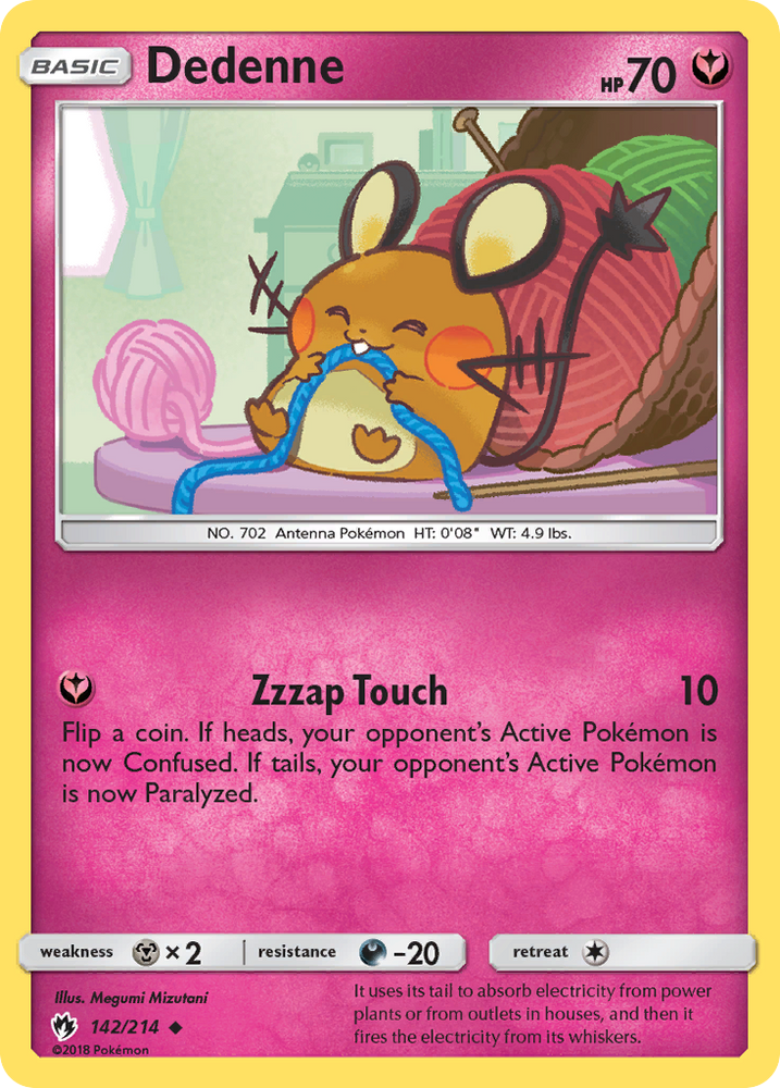 Dedenne (142/214) [Sun & Moon: Lost Thunder] Pokémon