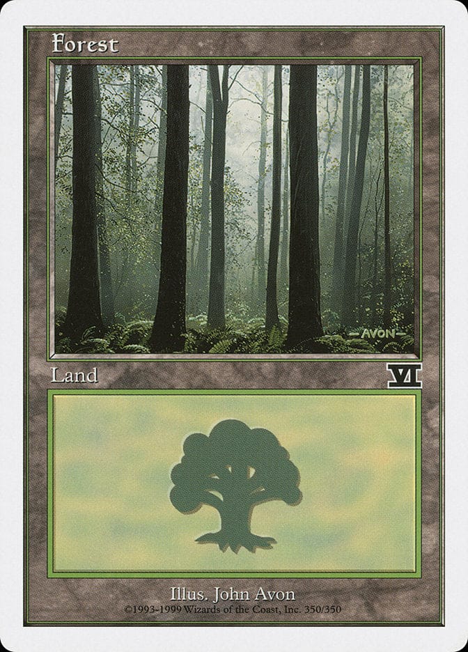 Forest (350) [Classic Sixth Edition] Magic: The Gathering