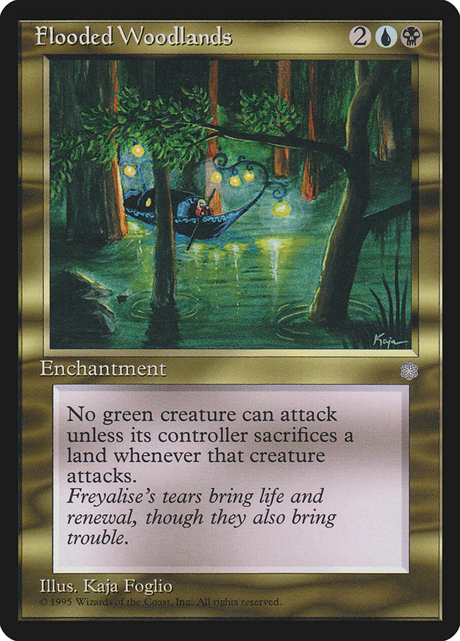 Flooded Woodlands [Ice Age] Magic: The Gathering