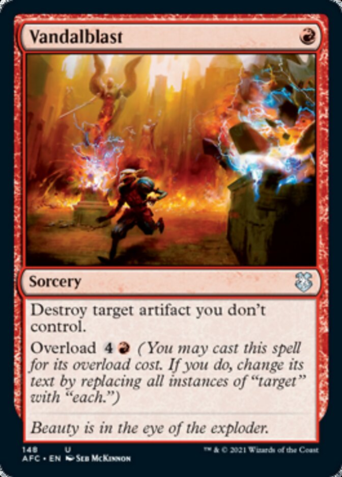 Vandalblast [Dungeons & Dragons: Adventures in the Forgotten Realms Commander] Magic: The Gathering