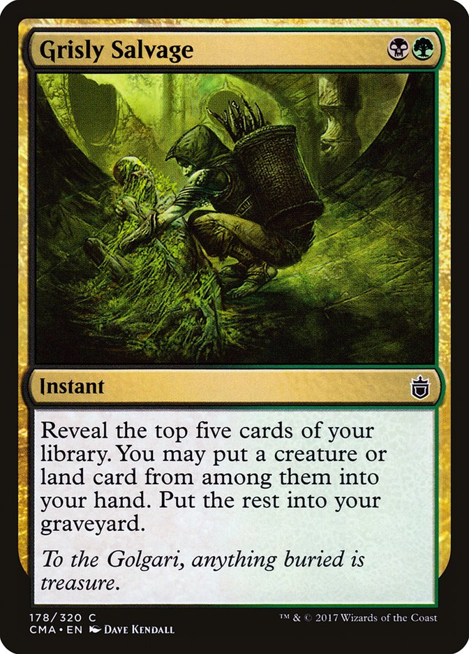 Grisly Salvage [Commander Anthology] Magic: The Gathering