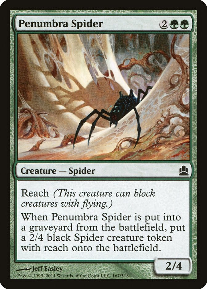 Penumbra Spider [Commander 2011] Magic: The Gathering