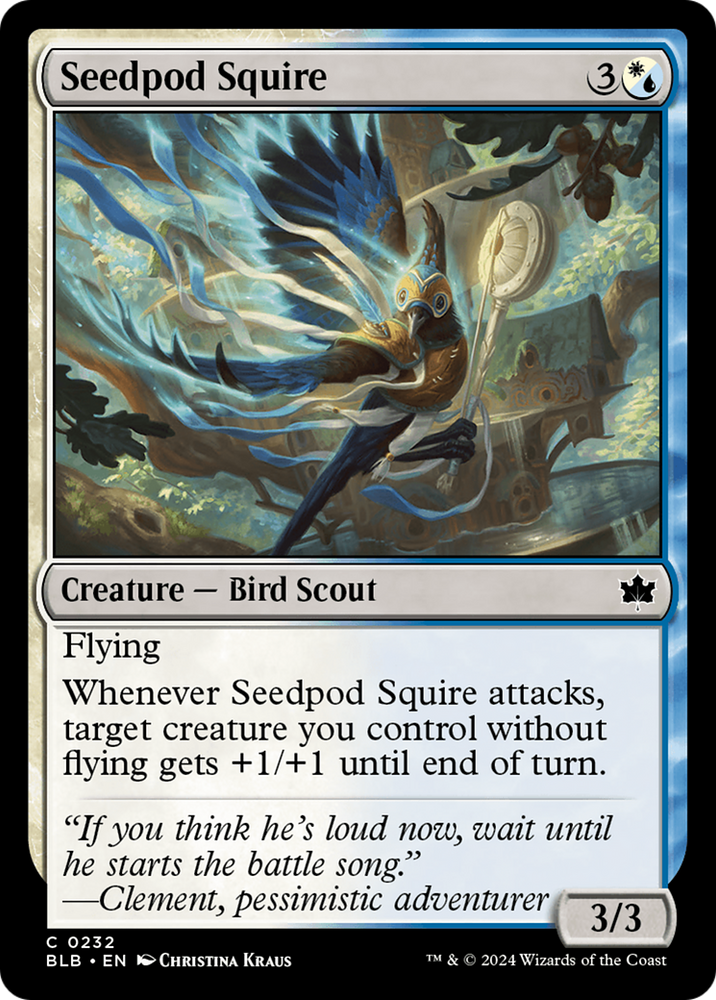 Seedpod Squire [Bloomburrow] Magic: The Gathering