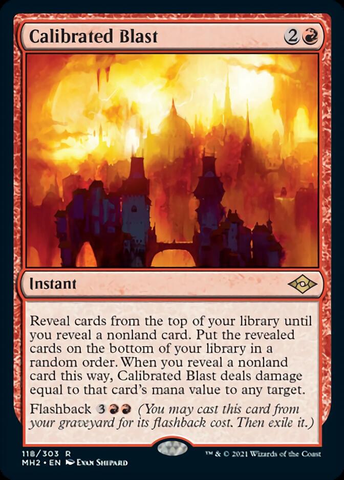 Calibrated Blast [Modern Horizons 2] Magic: The Gathering
