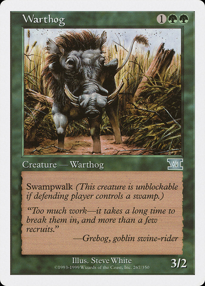 Warthog [Classic Sixth Edition] Magic: The Gathering