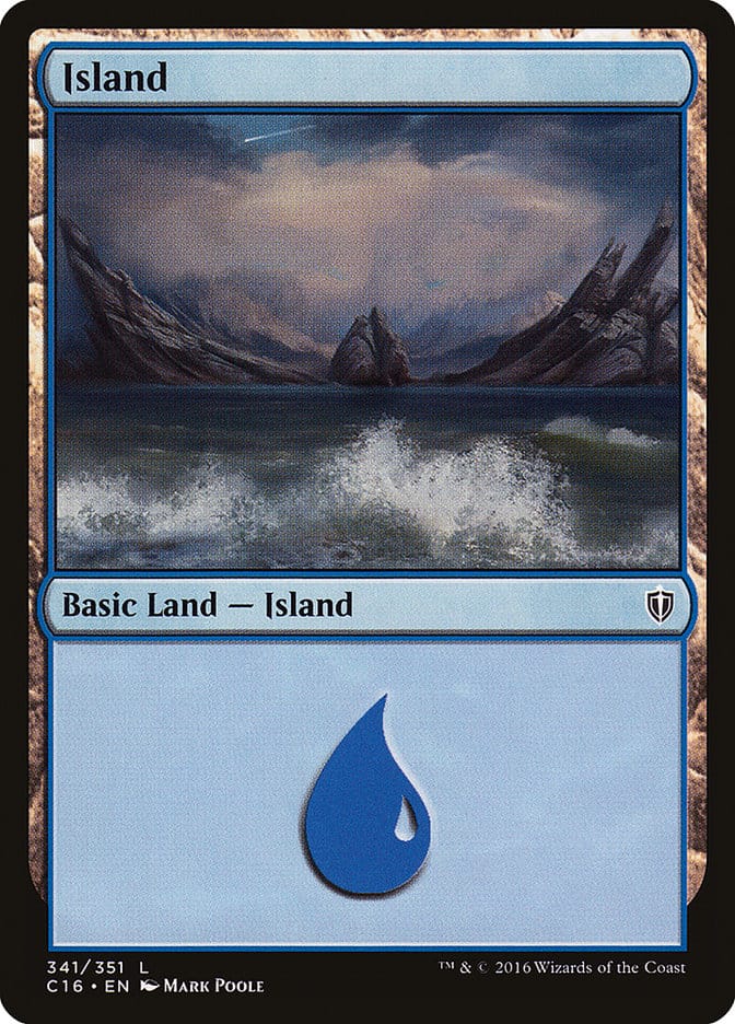 Island (341) [Commander 2016] Magic: The Gathering