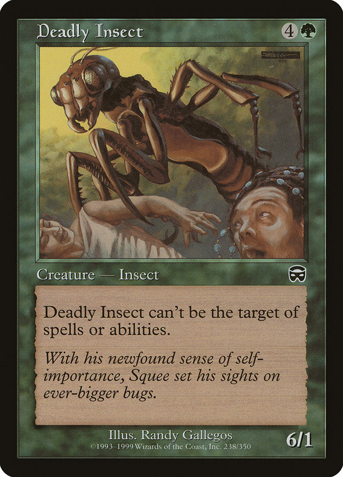 Deadly Insect [Mercadian Masques] Magic: The Gathering
