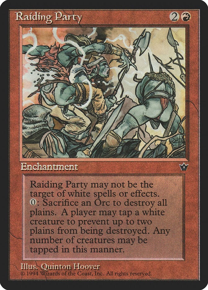 Raiding Party [Fallen Empires] Magic: The Gathering