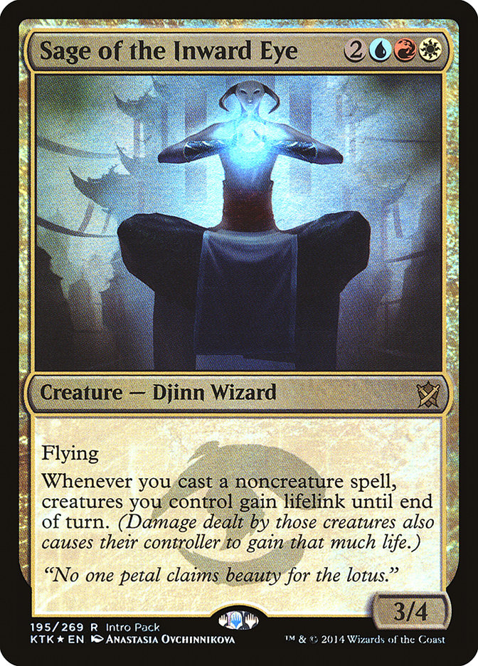 Sage of the Inward Eye (Intro Pack) [Khans of Tarkir Promos] Magic: The Gathering