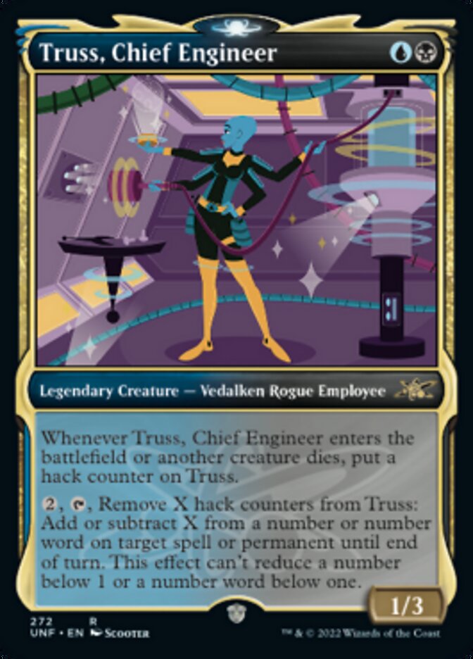 Truss, Chief Engineer (Showcase) [Unfinity] Magic: The Gathering