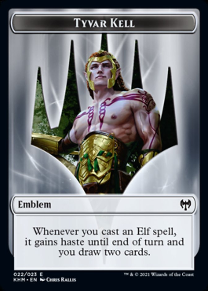Tyvar Kell Emblem [Kaldheim Tokens] Magic: The Gathering
