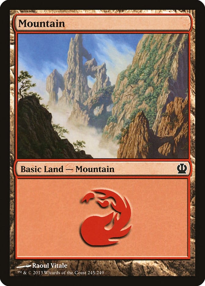 Mountain (245) [Theros] Magic: The Gathering