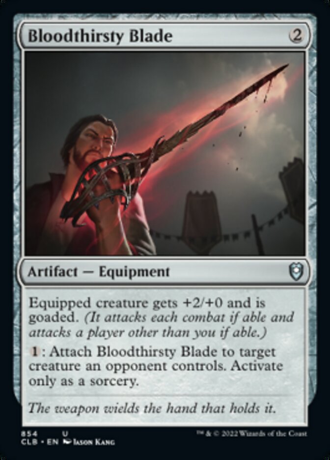 Bloodthirsty Blade [Commander Legends: Battle for Baldur's Gate] Magic: The Gathering