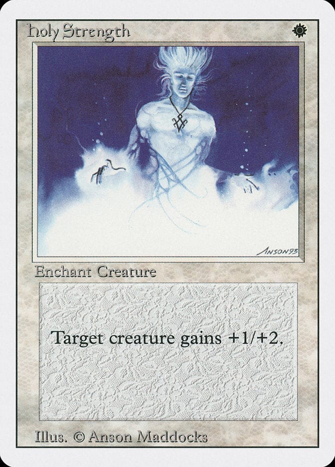 Holy Strength [Revised Edition] Magic: The Gathering