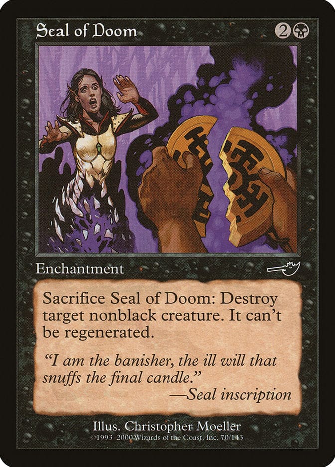 Seal of Doom [Nemesis] Magic: The Gathering