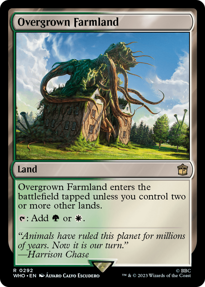Overgrown Farmland [Doctor Who] Magic: The Gathering