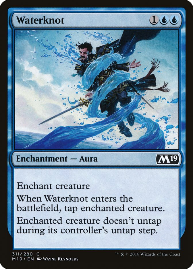 Waterknot [Core Set 2019] Magic: The Gathering