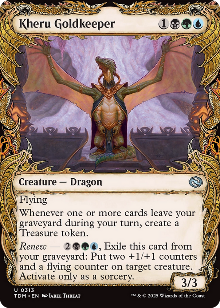 Kheru Goldkeeper (Showcase) [Tarkir: Dragonstorm] Magic: The Gathering