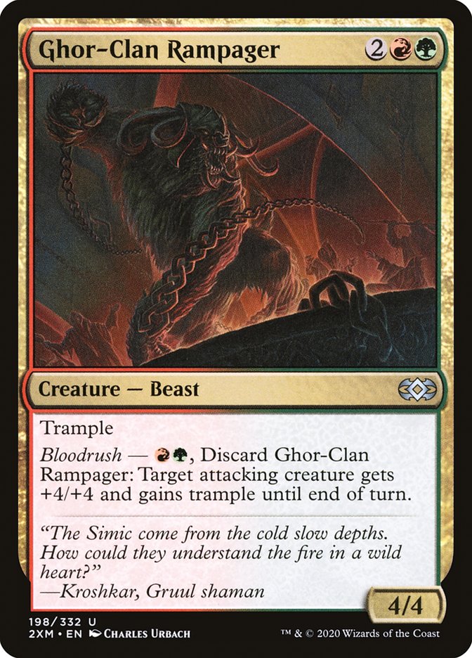 Ghor-Clan Rampager [Double Masters] Magic: The Gathering