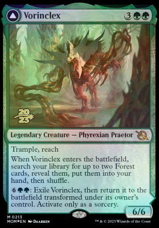 Vorinclex // The Grand Evolution [March of the Machine Prerelease Promos] Magic: The Gathering