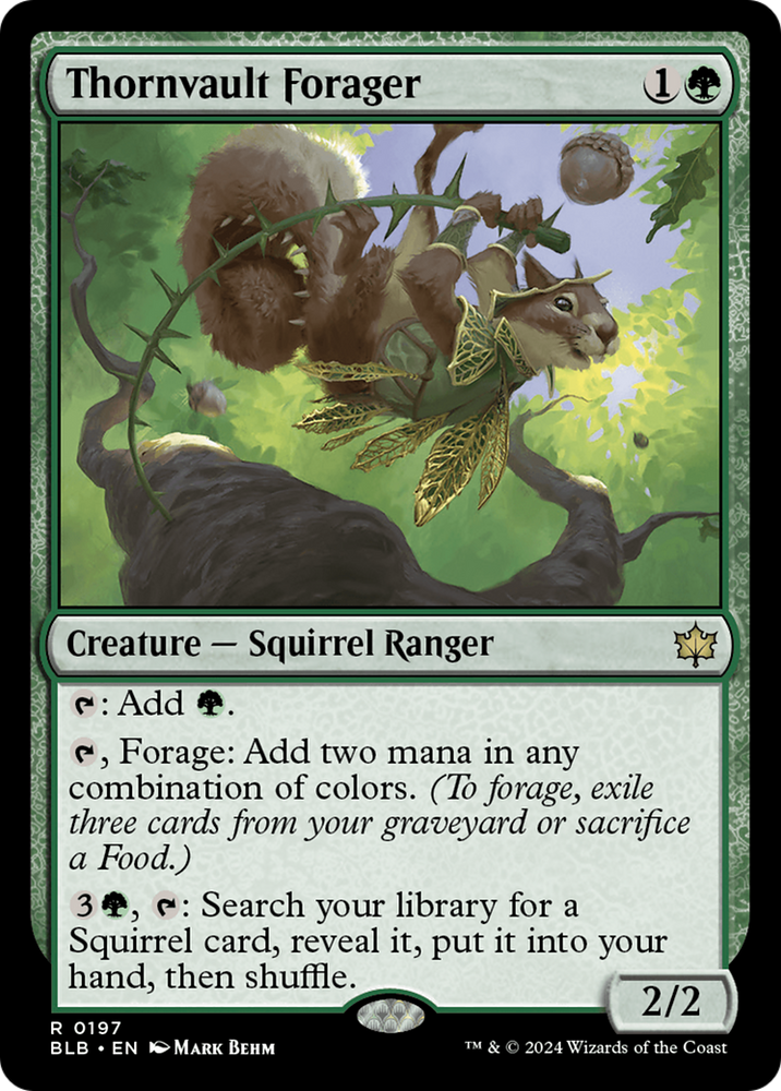 Thornvault Forager [Bloomburrow] Magic: The Gathering