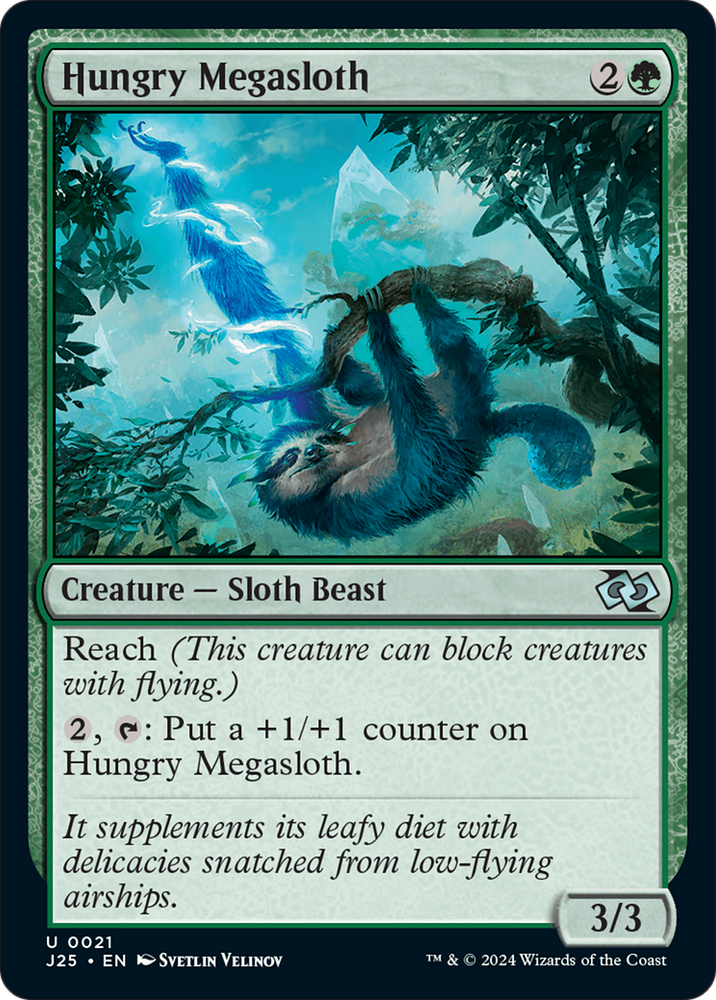 Hungry Megasloth [Foundations Jumpstart] Magic: The Gathering