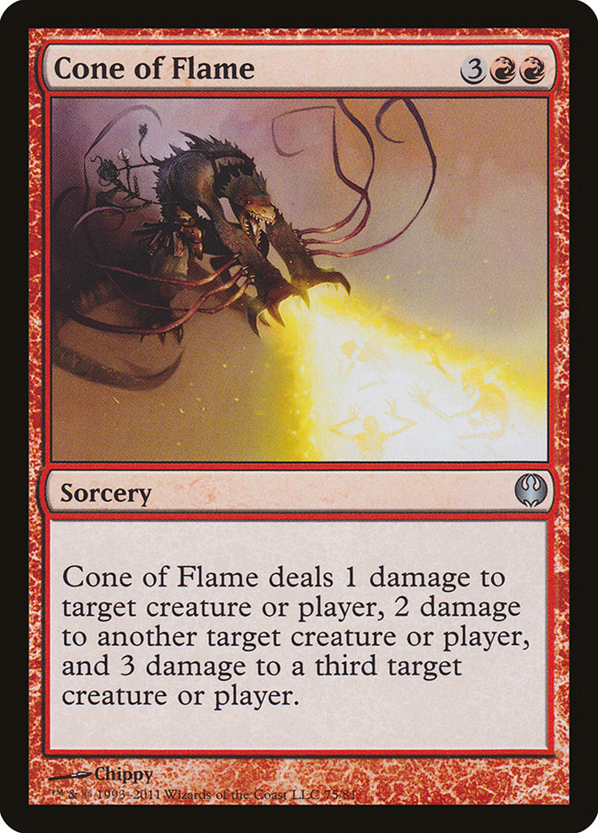 Cone of Flame [Duel Decks: Knights vs. Dragons] Magic: The Gathering