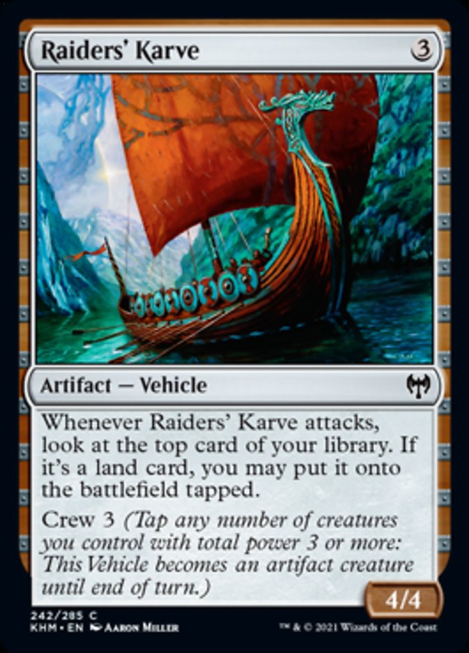 Raiders' Karve [Kaldheim] Magic: The Gathering