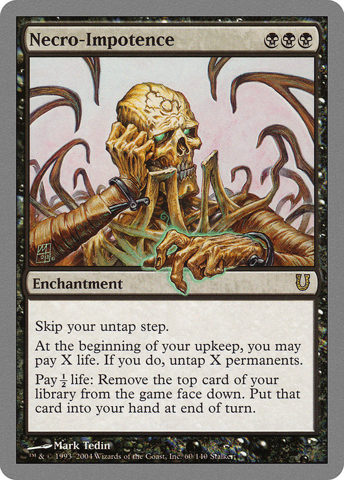Necro-Impotence [Unhinged] Magic: The Gathering