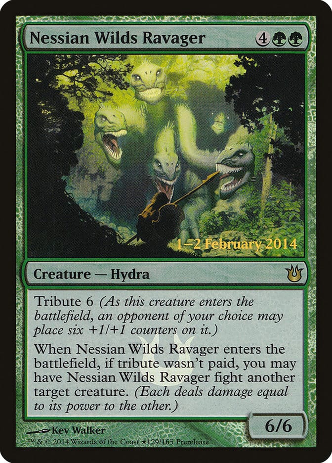 Nessian Wilds Ravager [Born of the Gods Prerelease Promos] Magic: The Gathering
