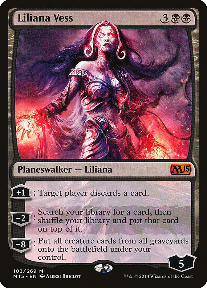 Liliana Vess [Magic 2015] Magic: The Gathering