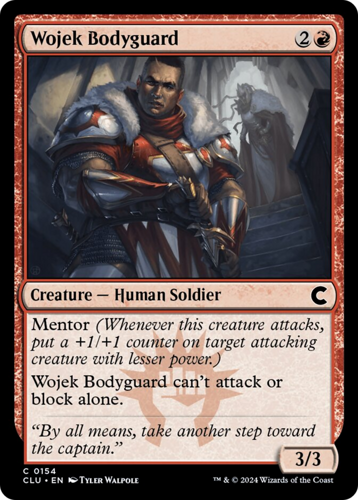 Wojek Bodyguard [Ravnica: Clue Edition] Magic: The Gathering